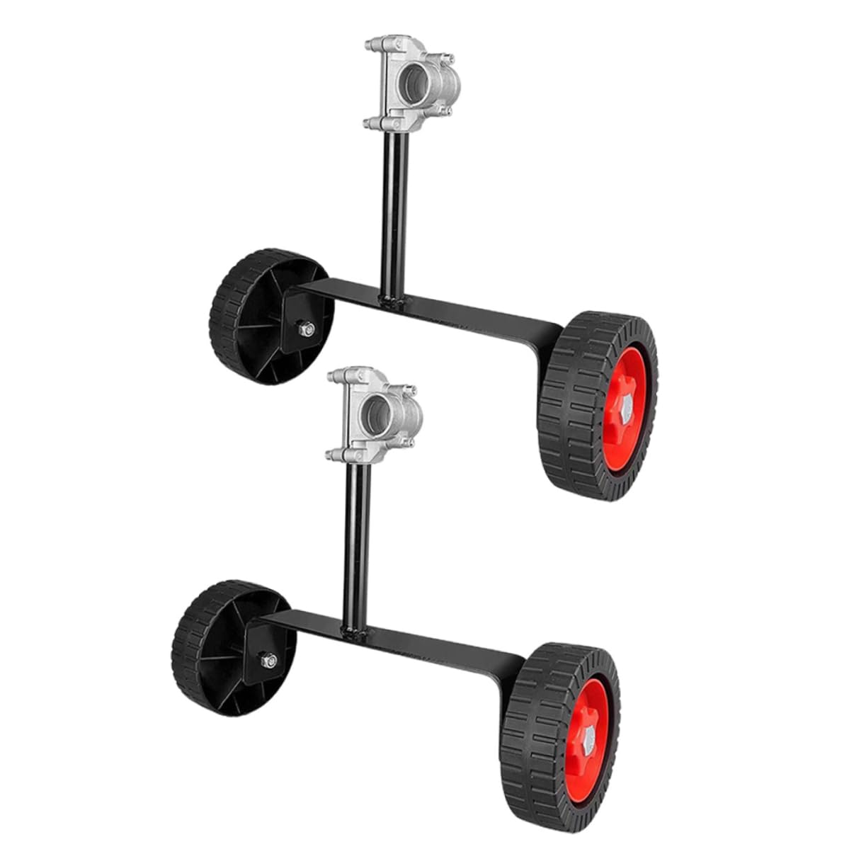 BESPORTBLE 2piezas Ruedas De Soporte Para Cortacésped Accesorio Para Desbrozadora Eléctrica De Para Jardín
