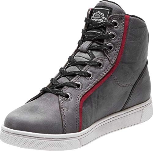 Harley-Davidson Women's Mackey Waterproof Motorcycle Boots D87166 (Grey, 10)