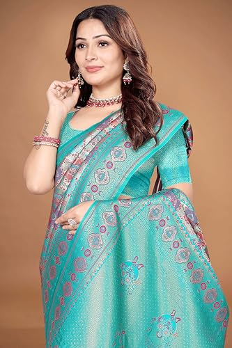 FASHIONFRICKS green kanjivaram silk saree – image 5