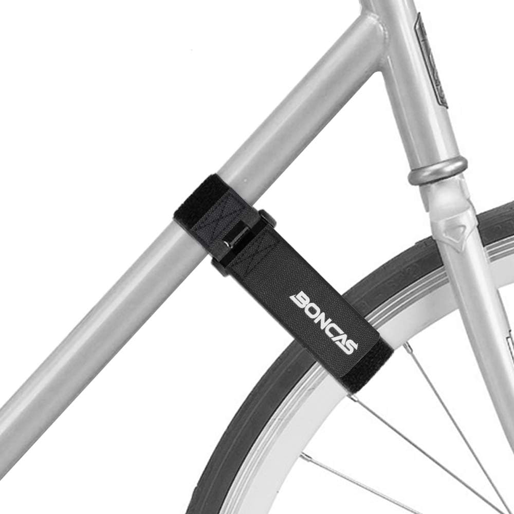 Boncas Bike Rack Strap Bike Wheel Stabilizer Straps,Stonger Grip with Gel,Adjustable