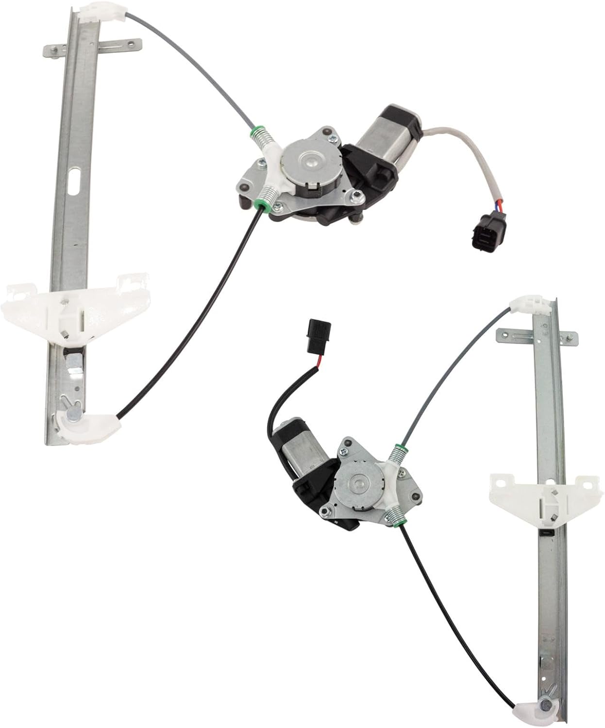 TRQ Rear Window Regulator Kit Power Window Regulator & Motor Assembly Compatible with 2003-2007 Honda Accord HO1550106 HO1551106 HO1551107