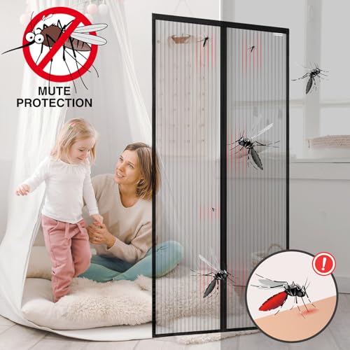 Moustiquaire porte fenetre 100x185 version magnetique renforcée