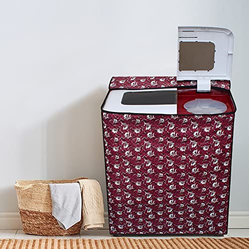 Image of DREAM CARE Waterproof & Dustproof Washing Machine Cover Top Load & Semi Automatic Suitable for 6 kg, 6.2 kg, 6.5 kg (80 x 86 x 51 cms)