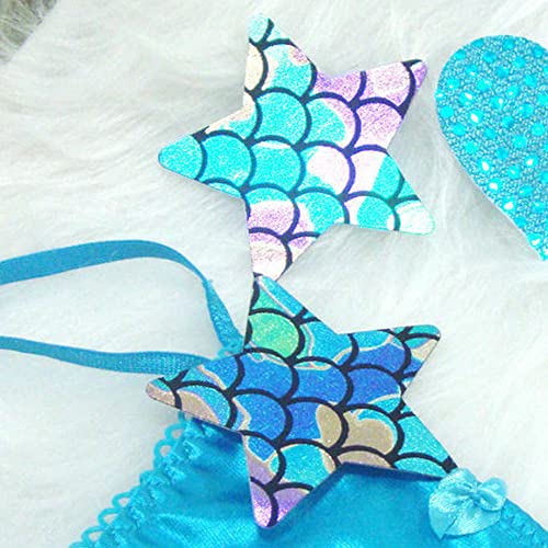 Celamirio Women's Pasties Nipple Covers Disposable Colorful 10 Pairs #TOP4