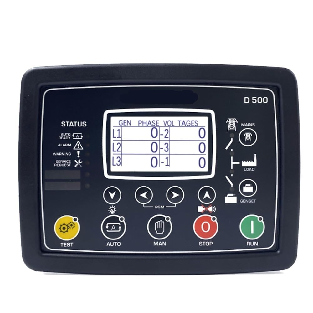 Bvdwuelgv D500 Mk3 Original D500 Mk3 Diesel Generator Set Self Starting Controller(D500 Mk3 Original)