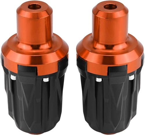 Miniatura 5 de KIMISS 1 par de protectores universales antichoque para marco deslizante de motocicleta (naranja)