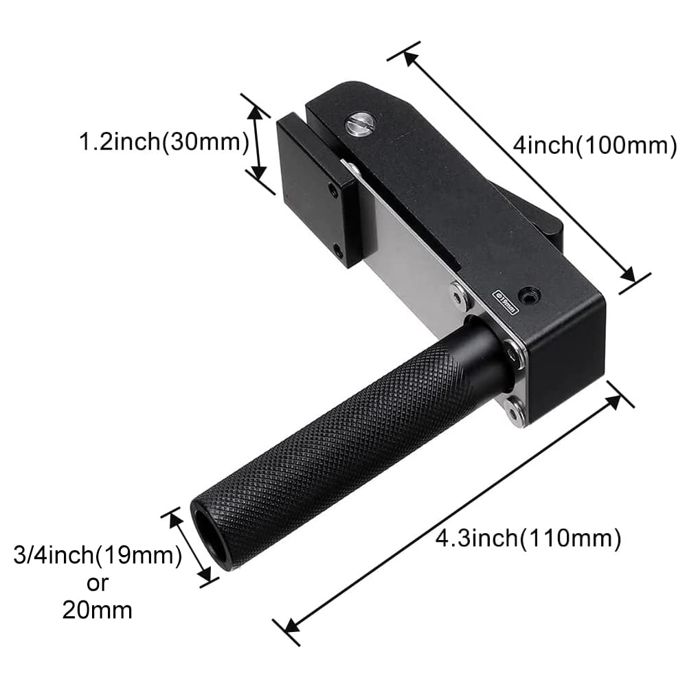 Bench Dog Klem, Hondengat Klem 4 pc's Bankhond 20 Mm Aluminium Legering