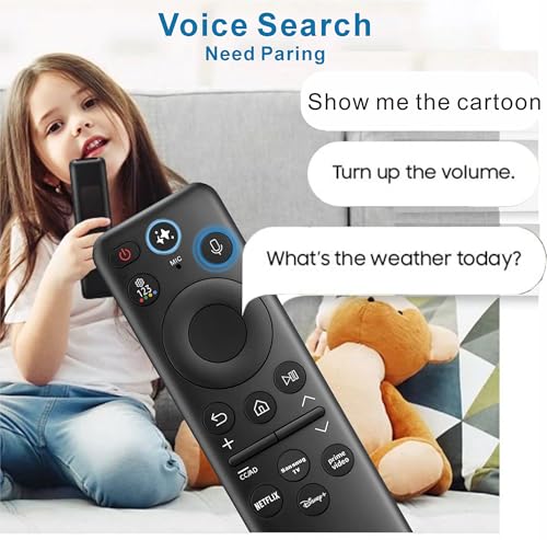 Image of Replacement Solarcell Remote for Samsung Smart TV Remote w /AI YouTube