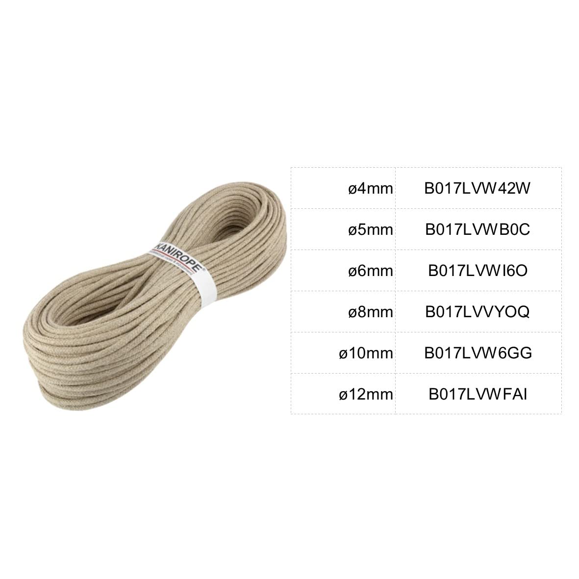 Corde Cordage En Polyester 3mm 100m Blanc Tressé PES Multifilament