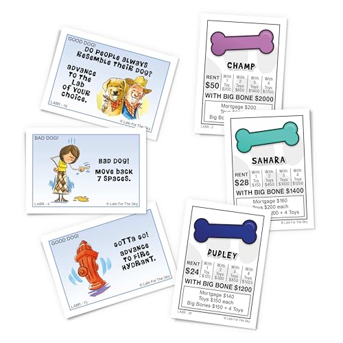 Juego de Mesa Lab-Opoly para Amantes de los Perros, Juego Familiar de Labrador Retriever, 2–6 Jugadores, Edad Recomendada 8+, Estrategia al Estilo Opoly para Fiestas miniatura 3