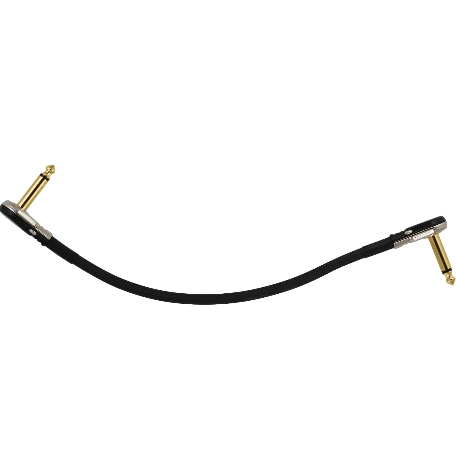 Castline Gold Mogami 2524 Patchkabel für Gitarren-Pedalboard, 91 cm, flaches Profil, Pancake-Anschluss