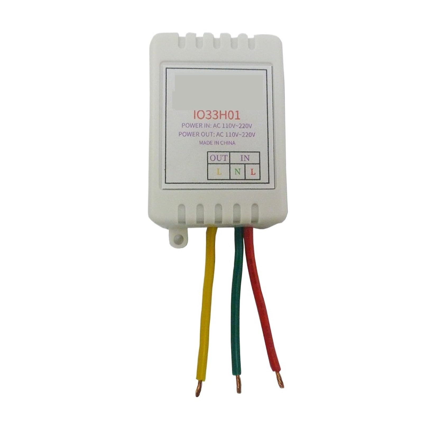 Placa de interruptor de apagado retardado de 1 vía para controlar ventiladores y extractores 2