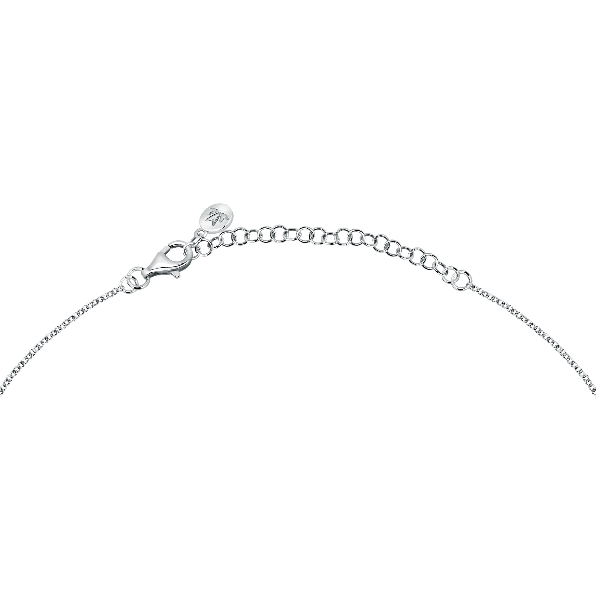 Morellato Collana Donna in Argento 925‰, Zirconi, Collezione Tesori, Punto luce - SAIW156