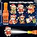 36 Pcs LED Light Up Finger Lights Christmas Party Favors for Kids Glow in The Dark Toys Christmas Themed for Goodie Bag Stuffer Exchange Prizes s Party Supplies
