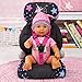 Bayer Design- Silla de Coche, Accesorios de muñeca, con cinturón, moderno, Color...