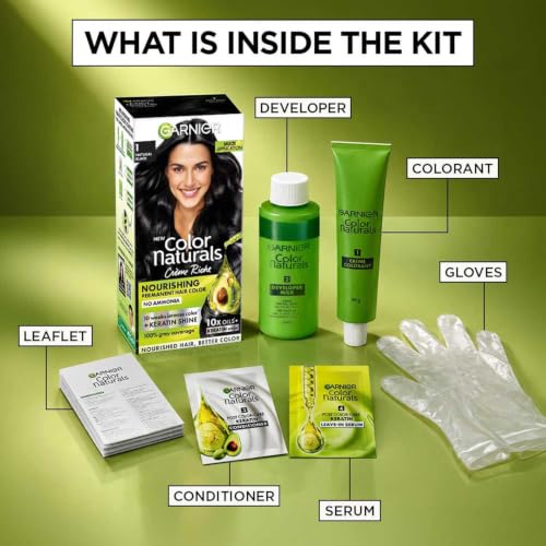 Garnier Color Naturals Natural Black Hair Color 144g - Image 7