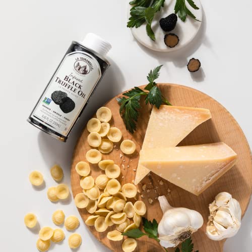 La Tourangelle, Black Truffle Oil, Complex Gourmet Earthy Flavor For Drizzling Over Pasta, Popcorn, Vegetables, Potatoes, Soup And More, 8.45 Fl Oz #TOP5