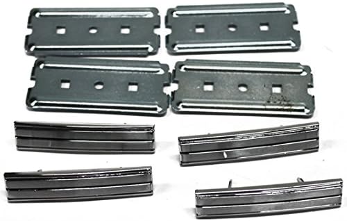 Speedway Motors Reproduction Seat Back Emblem Set, Interiors, Includes Four Emblems with Correct Retainers for Easy Installation, Compatible with 1966–1967 Chevy II Nova SS