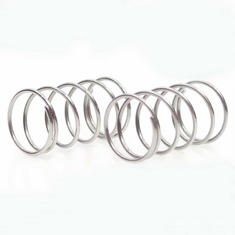 5 Molle Di Compressione In Acciaio - Diametro Filo 0.8mm, Lunghezza 10-50mm - Foto 9