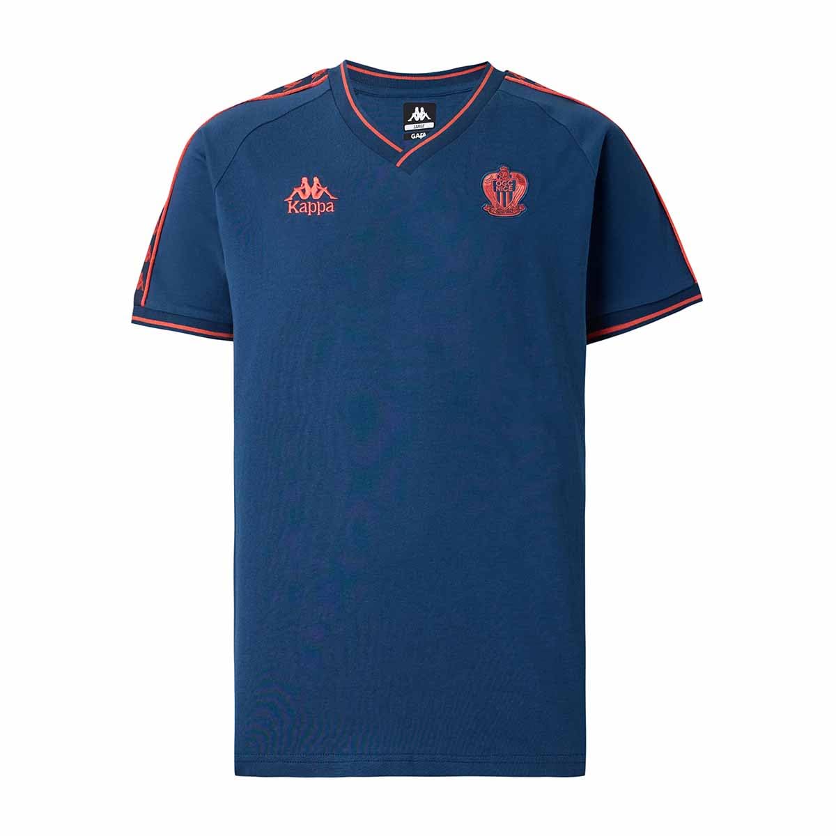 Kappa 222 AREIVI OGC Fajna koszulka | Sportowy styl | Dostępny w różnych rozmiarach/kolorach | Bleu 10Y