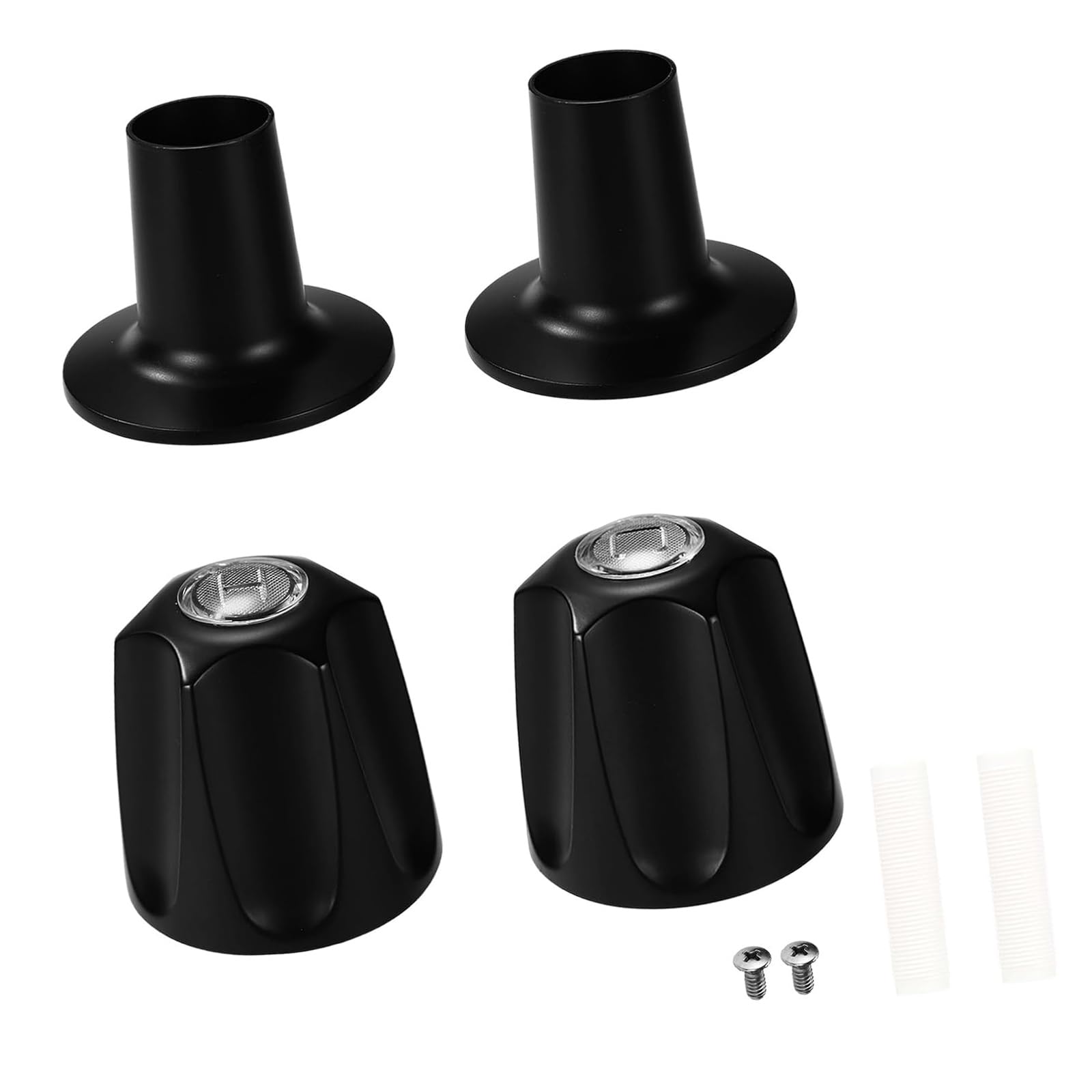 Hdoytxxm 4Pcs Generic Shower Controlling Knob Set Resistant Kirsite Bathroom Hardware Component Shower Replacement Parts