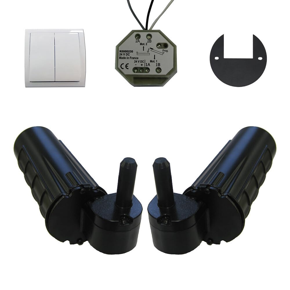 Motorisation pour volet 2 battants SLID'UP URANUS filaire - gond Ø 12 mm
