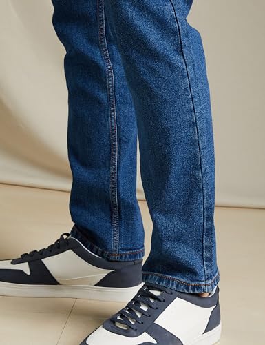 Image of Amazon Brand - Symbol Men's Relaxed Fit Mid Rise Jeans