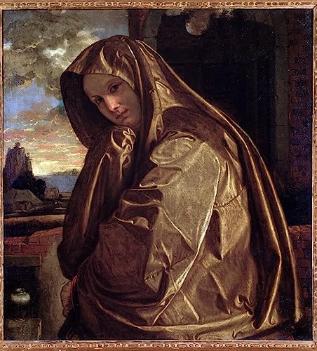Cuadro de Santa María Magdalena en lienzo de 60x90cm con nitidez y color profundo 1