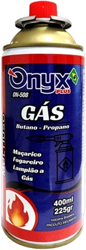 Refil para Maçaricos Fogareiros e Lampiões Gás Butano-Propano 400ml 225g
