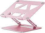 Aoviho Adjustable Laptop Stand for Desk,Portable Laptop Stand Holder and Riser,Foldable Aluminum Notebook Computer Stands for MacBook Air Pro HP Lenovo Dell Samsung Chromebook, 10-15.6 inch (Purple)