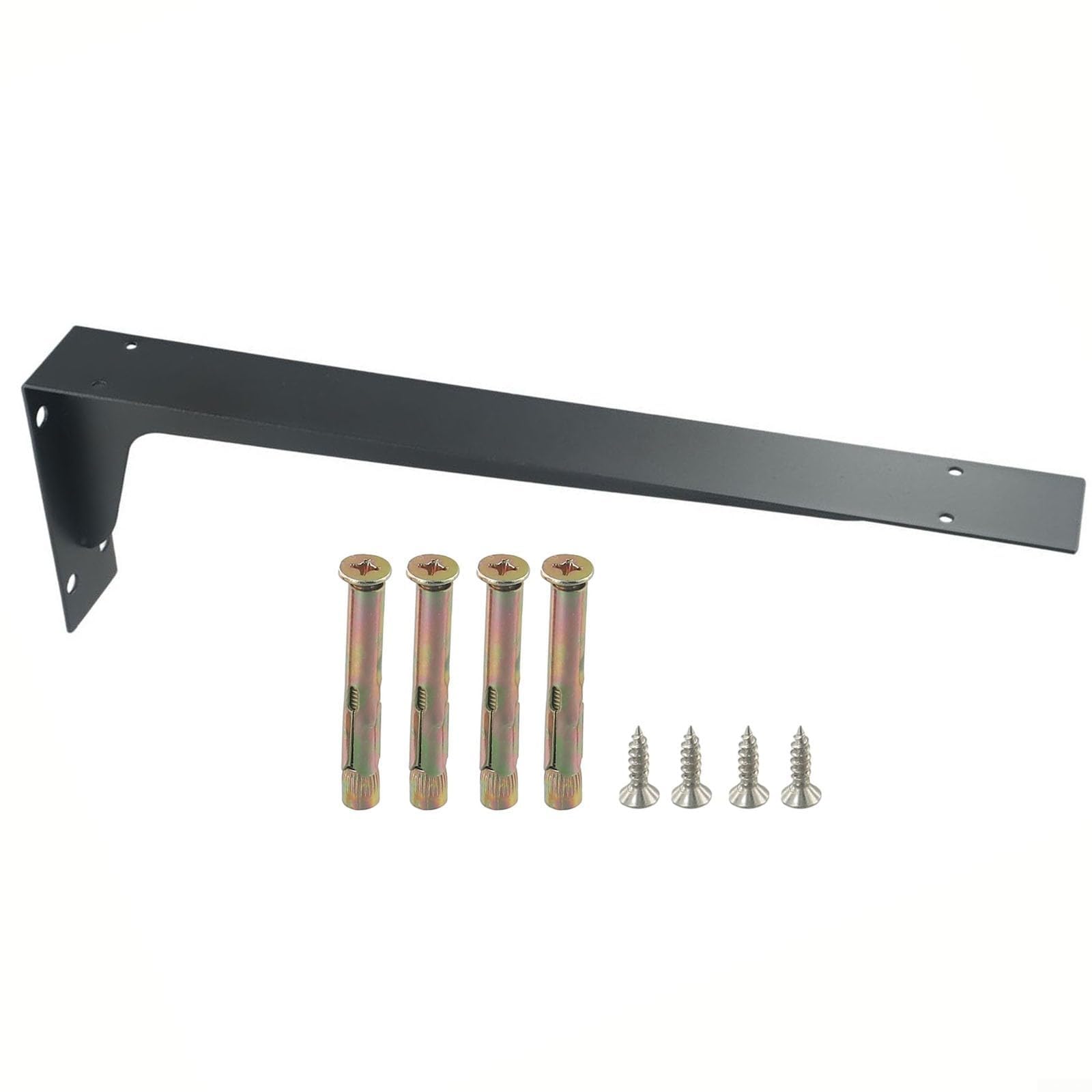 WOGAVEKWGU Sturdy Iron Mantel Brackets for Securely Displaying Items on Shelves or Counters in Any Setting,18in