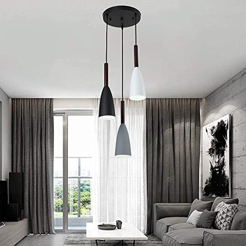 Lámpara de araña de comedor de metal elegante y suspensión moderna 4