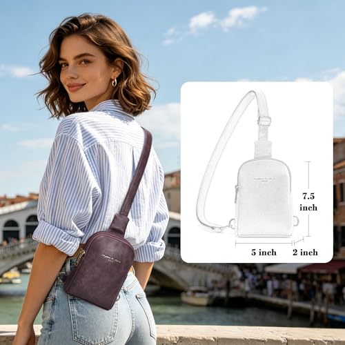 Image of INICAT Lightweight Small Crossbody Sling Bag for Women | Mini Travel Purse,Multi-pocket with Card Slots,Durable Vegan Leather,Everyday Carry