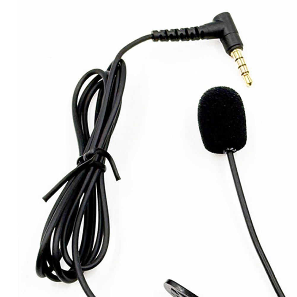 Motorcycle Helmets Compatible 3.5mm Plug Elbow Plug Earphone Headphones Intercom Mic Headset — view 2