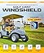 Upgrade Golf Cart Windshield for YAMAHA G29/Drive 2007-2016 Gas/Electric Models, Foldable Golf Cart Windshield with Heavy Duty Hinges, Anti-UV&Impact Resistant, 5MM Thick PC Material (Clear)