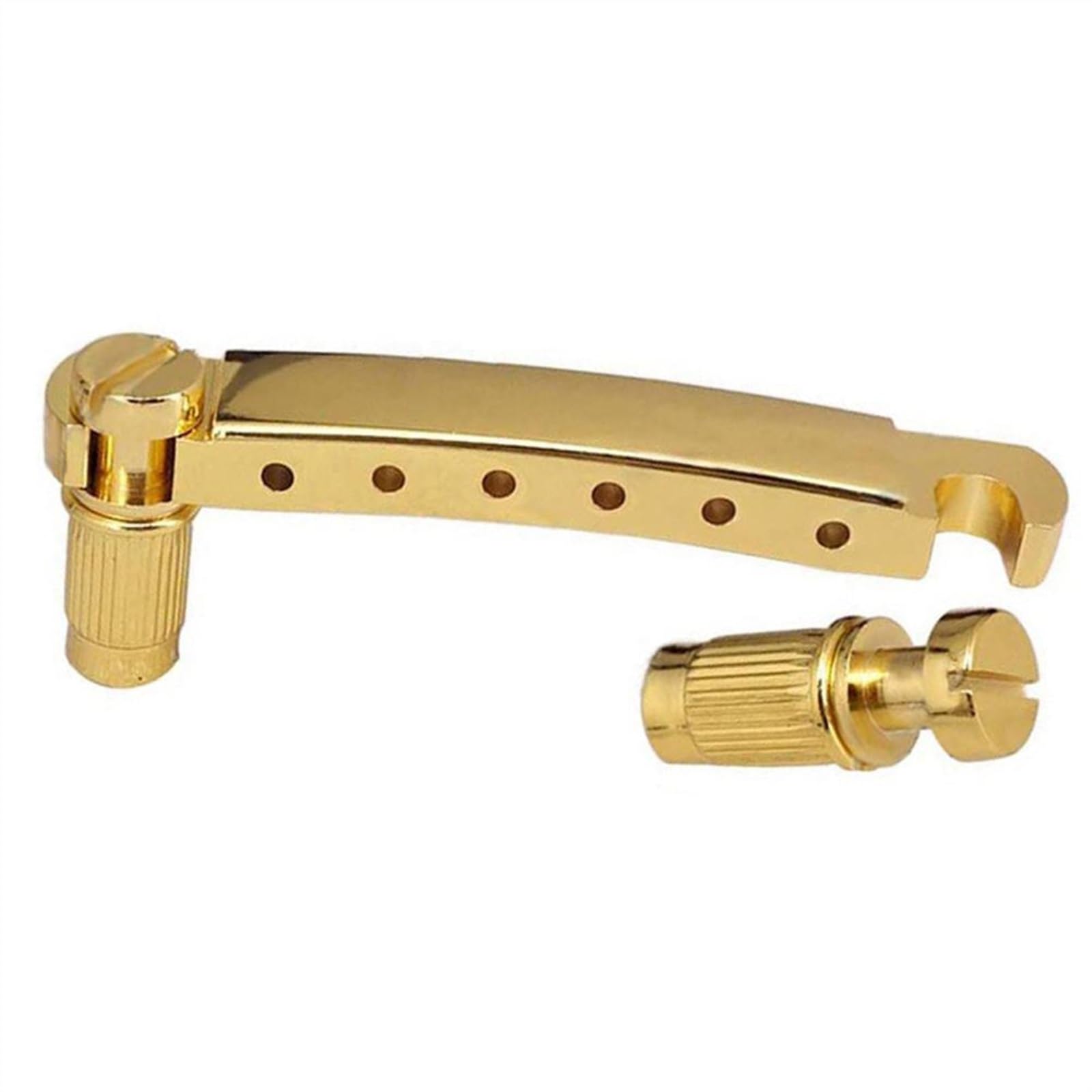 1 Zestaw Stopera Do Gitary Elektrycznej Mostek Nakrętka Końcówka Regulowane Części Kolumny Kompatybilna Gitara Elektryczna(Gold)