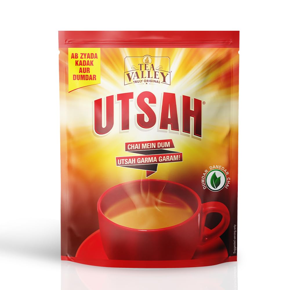 Tea Valley Utsah Dumdar - 900gm | Strong and Flavorful Tea | A Unique blend of Assam and Dooars CTC (B0CG9F22KH) Amazon Price History, Amazon Price Tracker
