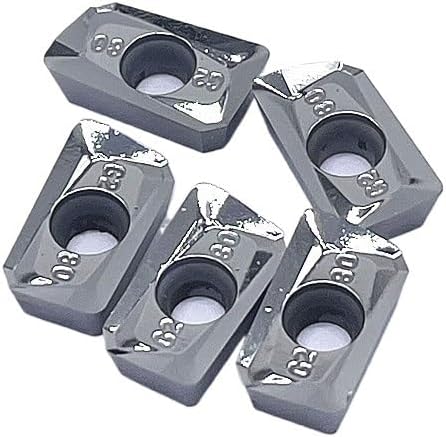 10pcs APKT1135 APKT1604 MA H01 Milling Indexable Tools Aluminum Inserts CNC Cutting Tool APKT1003 MA Wood Turning Tools(APKT1604 G2 H01)