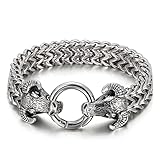💎 Pflege von Herrenarmbändern - Um die Langlebigkeit Ihres Armbands zu gewährleisten, bewahren Sie es bitte an einem dunklen, kühlen und trockenen Ort auf, z. B. in einem Beutel oder einer luftdichten Schachtel, und vermeiden Sie es, plattierte Gegenstände aneinander zu reiben. Versuchen Sie auch, den Kontakt mit Reinigungsmitteln und Parfüm zu vermeiden, die beide Ihre Artikel negativ beeinflussen können.