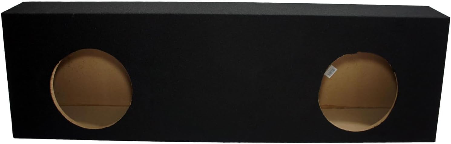 Alpine Universal Regular Standard Cab Truck Sealed Dual 10" W10S4 Loaded Subwoofer Stereo Sub Box Enclosure Car Audio Bundle 500W RMS 4 Ohm