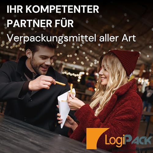 Snacktaschen/Hamburgertaschen Snackbeutel Newspaper aus Kraftpapier Hamburger-Tüten, 2-seitig offen (braun, 1000)