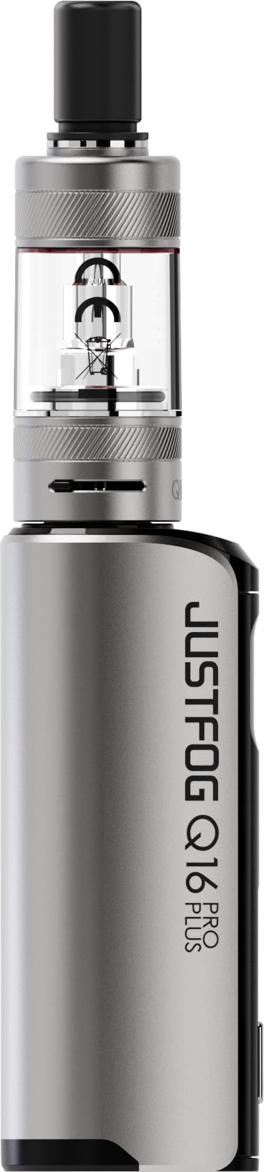 JUSTFOG Q16 PRO PLUS cigarette lectronique kit complet  batterie  rechargeable 1500 mAh, rsistance incluse 1.6 Ohm, atomiseur 3.0 ml, 4  niveaux de puissance, vapoteuse lectronique [ARGENT] : Amazon.fr: High-Tech