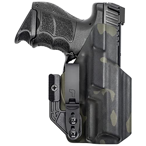 Tulster Oath IWB Holster fits: H&K VP9SK | Optic Compatible Inside The Waistband Appendix Concealed Carry Kydex Holster - Tulster