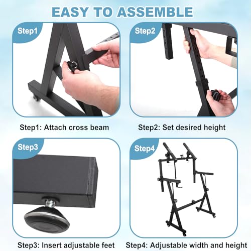 Sidasu PIANO KEYBOARD STAND 2-Tier Adjustable Keyboard Stand thumb #4
