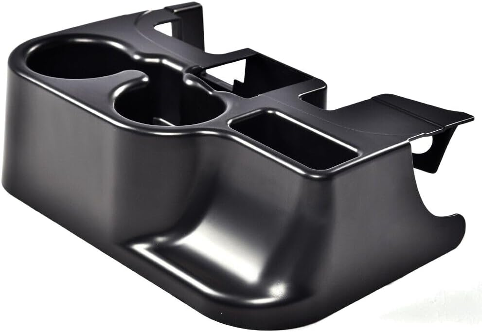Cup Holder Center Console Matte Black 1pc Plastic ALOCH-001