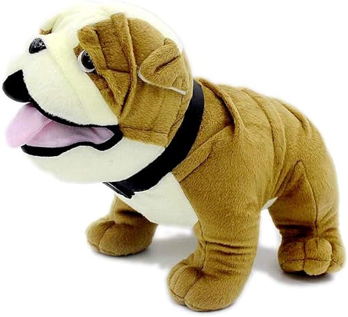Miniatura 3 de VACHICHI Lindo peluche Bulldog de peluche realista de 12 pulgadas Bulldog inglés de 12 pulgadas