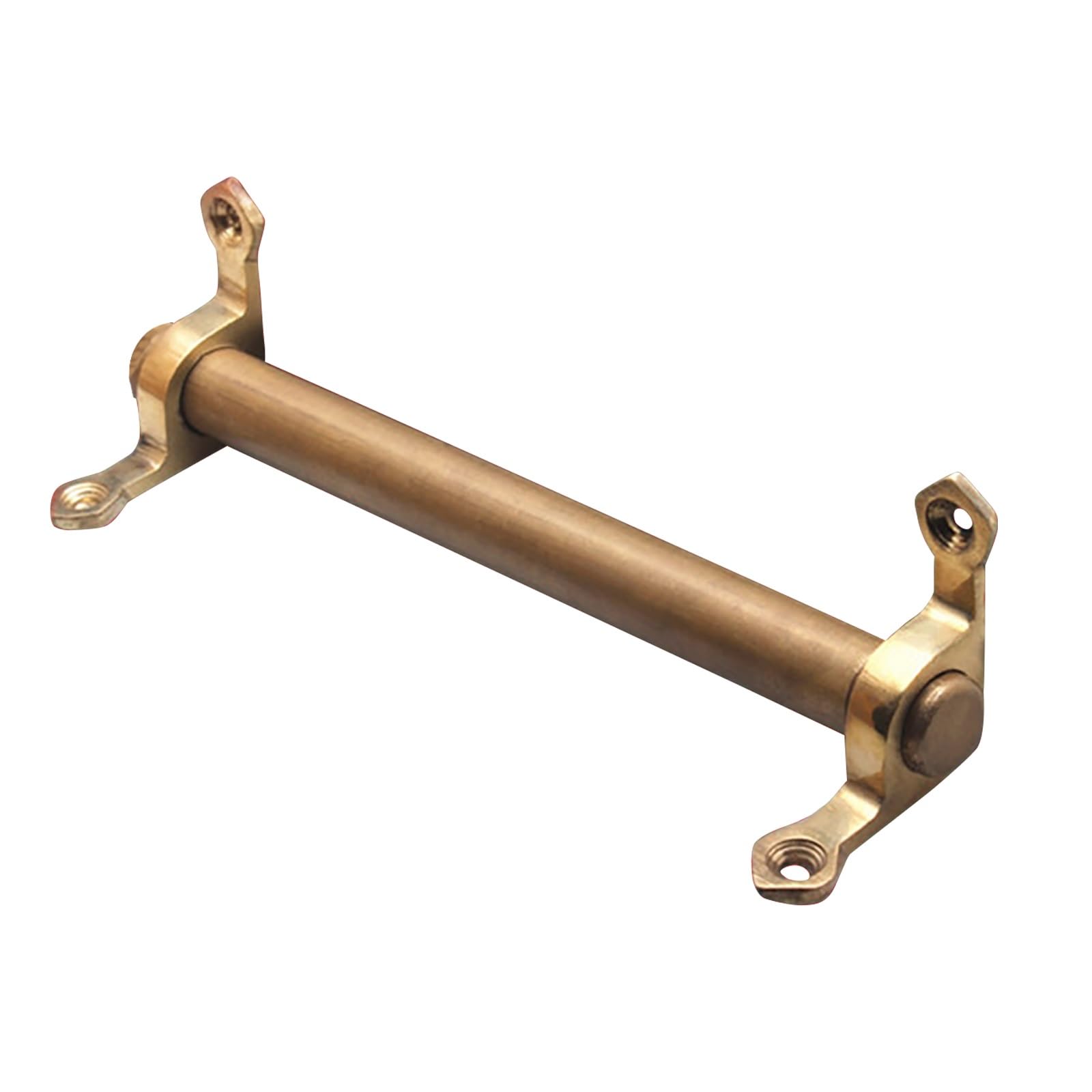 Messing-Treppenläufer-Stangen-Set, 101,6 cm, 71,6 cm, 76,2 cm, 91,4 cm, 8 Stück, inklusive Halter-Hardware für sicheren Teppich im Villa, Hotel, Museum, langlebige Profilstangen für stilvolle Treppen