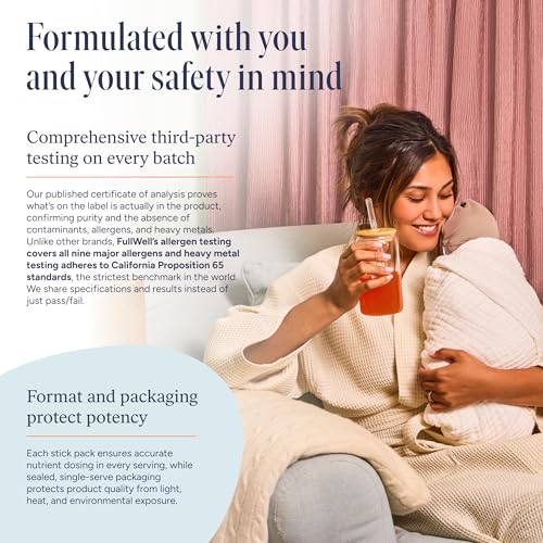 Image of FullWell Prenatal Multivitamin Strawberry Stick Packs, 60 Ct (30 Servings)