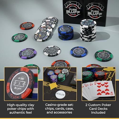 Pure Bluff Poker Chips Set With Case thumb #4