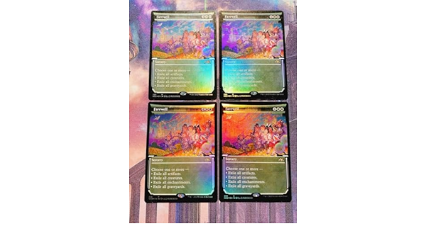 【藤ちょこ先生foil】告別　英語　4枚セット 藤ちょこ先生foil】告別英語4枚セット